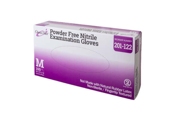 OmniTrust #201 Series Nitrile Powder Free Examination Glove - Image 2