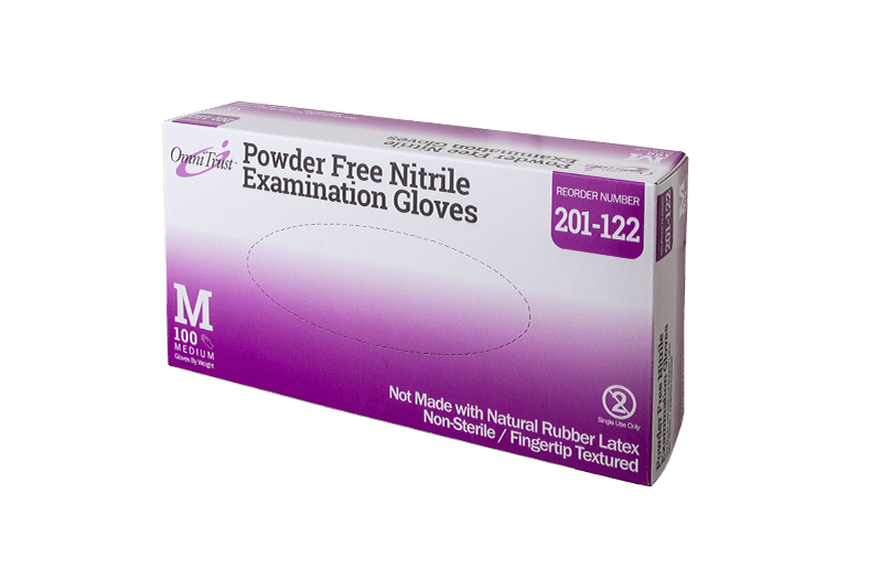 OmniTrust #201 Series Nitrile Powder Free Examination Glove - Image 2