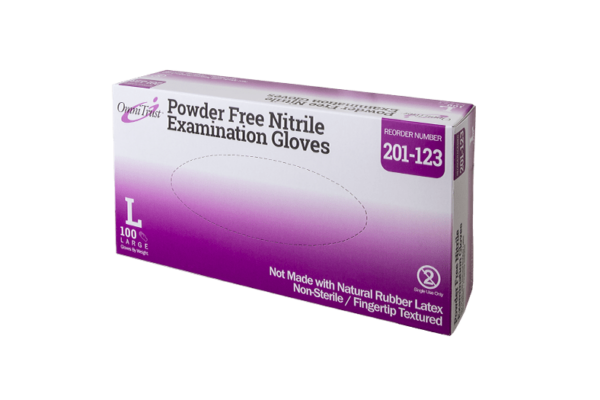 OmniTrust #201 Series Nitrile Powder Free Examination Glove - Image 3