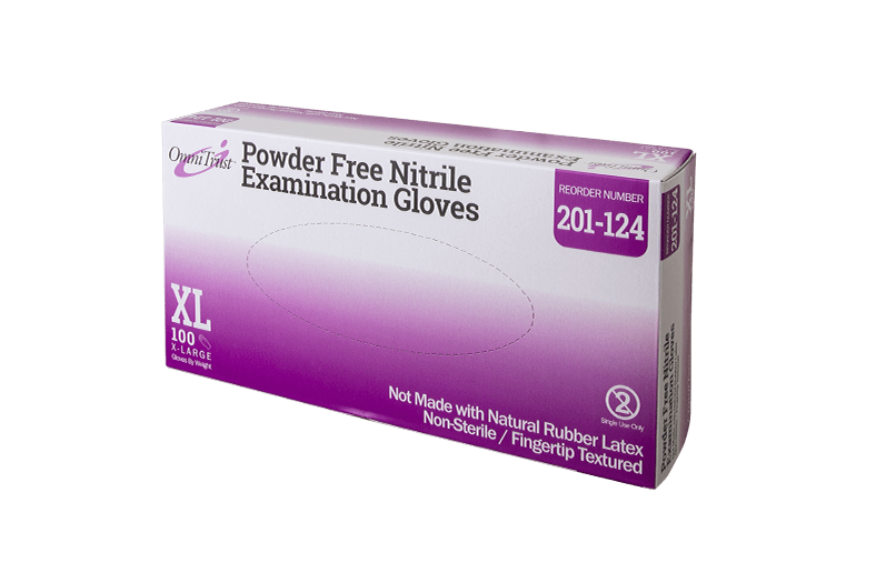 OmniTrust #201 Series Nitrile Powder Free Examination Glove - Image 4