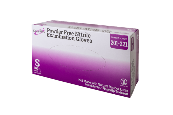OmniTrust #201 Series Nitrile Powder Free Examination Glove - Image 5