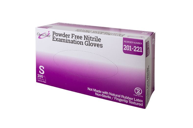 OmniTrust #201 Series Nitrile Powder Free Examination Glove - Image 5