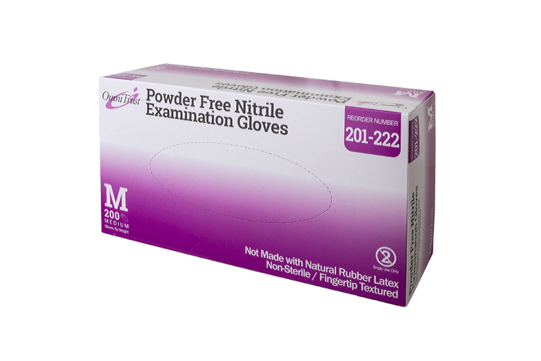 OmniTrust #201 Series Nitrile Powder Free Examination Glove - Image 6