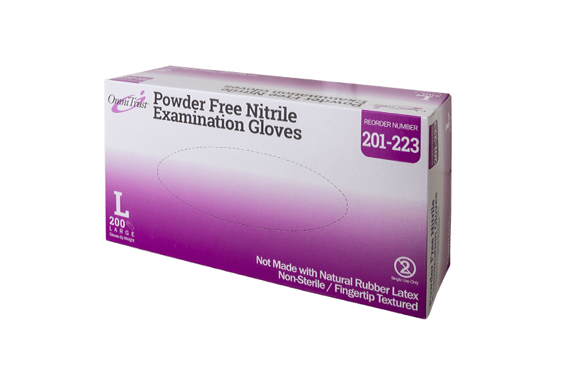 OmniTrust #201 Series Nitrile Powder Free Examination Glove - Image 7