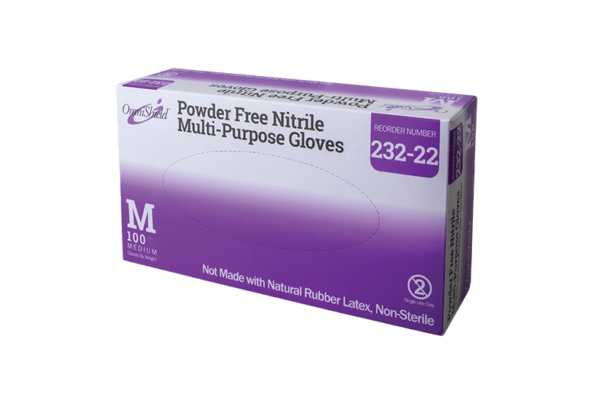 OmniShield #232 Series Nitrile Powder Free Multi-Purpose Gloves