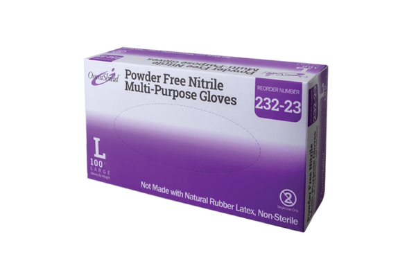 OmniShield #232 Series Nitrile Powder Free Multi-Purpose Gloves - Image 2