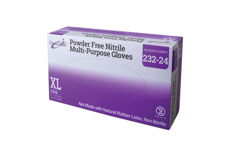 OmniShield #232 Series Nitrile Powder Free Multi-Purpose Gloves | Omni ...