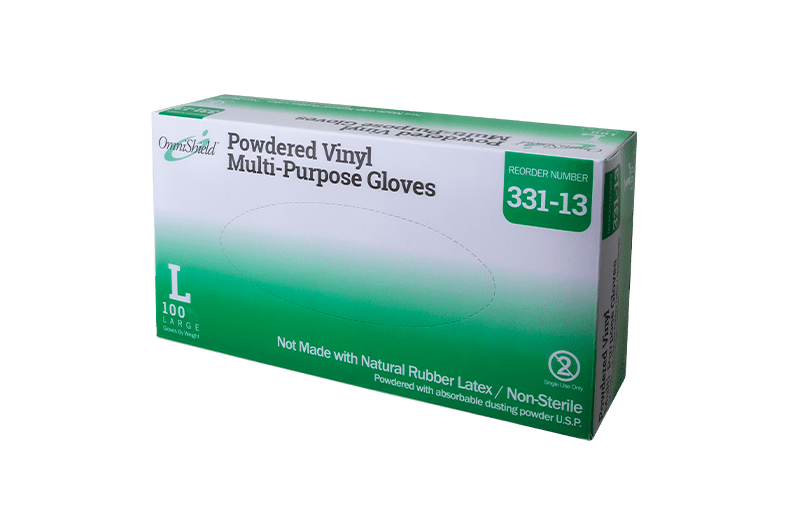 OmniShield™ #331 Powdered Vinyl Multi-Purpose Food Service Gloves