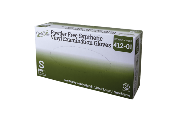 OmniTrust #412 Series Vinyl Powder Free Examination Glove