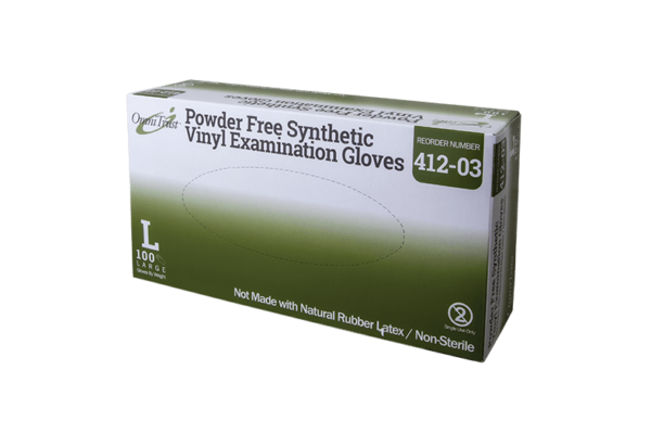 OmniTrust #412 Series Vinyl Powder Free Examination Glove - Image 3