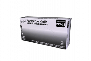 OmniTrust #215 Black Nitrile Powder Free Examination Glove