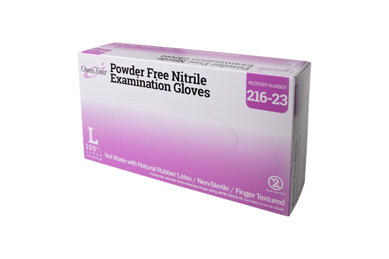 OmniTrust #216 – Nitrile Powder Free Examination Glove – Chemo Rated