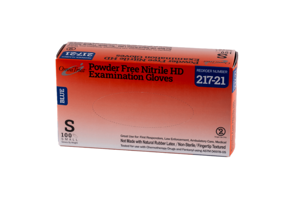 OmniTrust #217 Series Fentanyl Resistant Nitrile Powder Free Examination Glove - Image 2