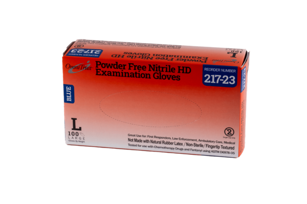 OmniTrust #217 Series Fentanyl Resistant Nitrile Powder Free Examination Glove - Image 3