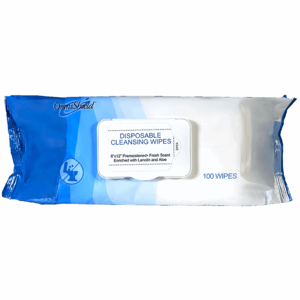 OmniShield #3100-812 Disposable Cleansing Wipes